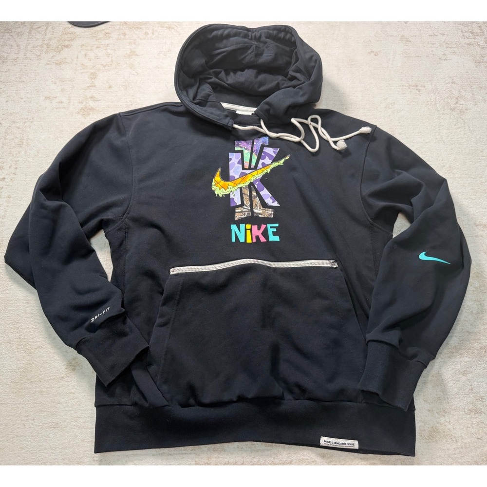 Nike Standard Issue Kyrie Irving Dri-FIT Hoodie Black Unisex DA6744-010 Medium